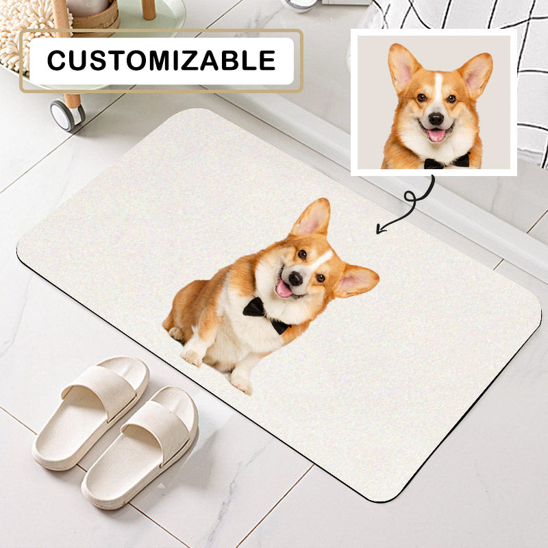 Personalized Non-slip Faux Wool Doormat