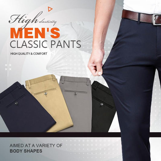 Sommer varmt udsalg-Højstræk klassiske bukser til mænd