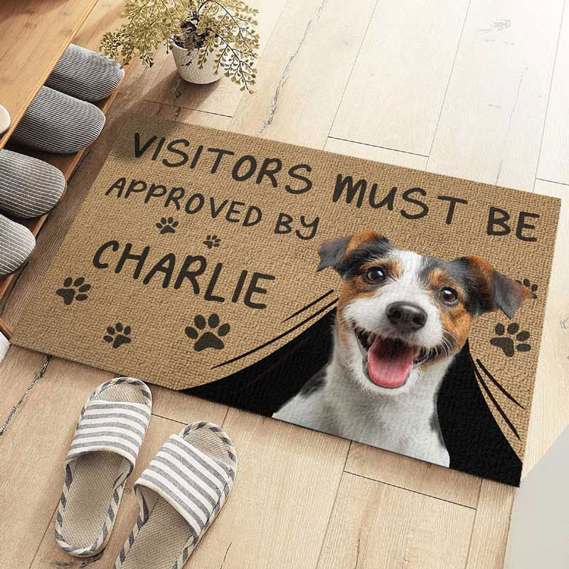 Personalized Non-slip Faux Wool Doormat