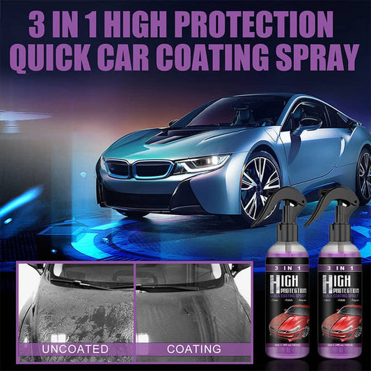 ✨Sidste dag køb 5 få 5 gratis✨ 3 i 1 høj beskyttelse hurtig bil lak spray